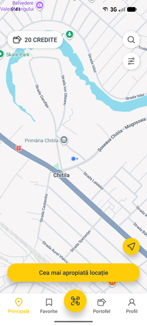 Harta cu spălătoriile